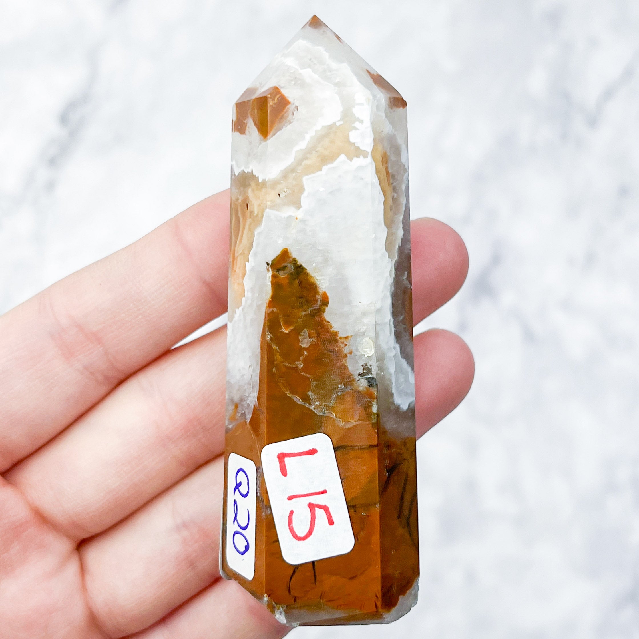 Indonesian Agate Tower $20