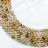 4mm Golden Rutilated Quartz Bead Strand B18