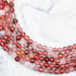 4mm HQ Faceted Strawberry Quartz Bead Strand R16