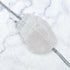 Rose Quartz Flat Slab Focal Bead F55