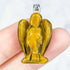 31mm Tiger's Eye Angel Pendant R10