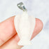 31mm Rose Quartz Angel Pendant Q10