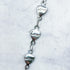 17.5 Inch Silver "Love" Heart Chain with Lobster Clasp B12