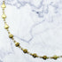 17.5 Inch Gold "Love" Heart Chain with Lobster Clasp A12
