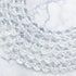10mm Faceted Clear Quartz Bead Strand P18