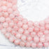 10mm Faceted Rose Quartz Bead Strand M14
