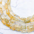 8x13mm Faceted Citrine Barrel Bead Half Strand S14