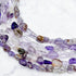 7mm Phantom Amethyst Nugget Bead Half Strand D10