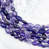 7mm Amethyst Nugget Bead Half Strand H8