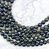 8mm Gold Sheen Obsidian Bead Strand M14