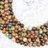 6mm Red Creek Jasper Bead Strand M10