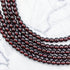 4mm Garnet Bead Strand Y8