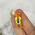 30mm fox from zootopia silicone bead Q275