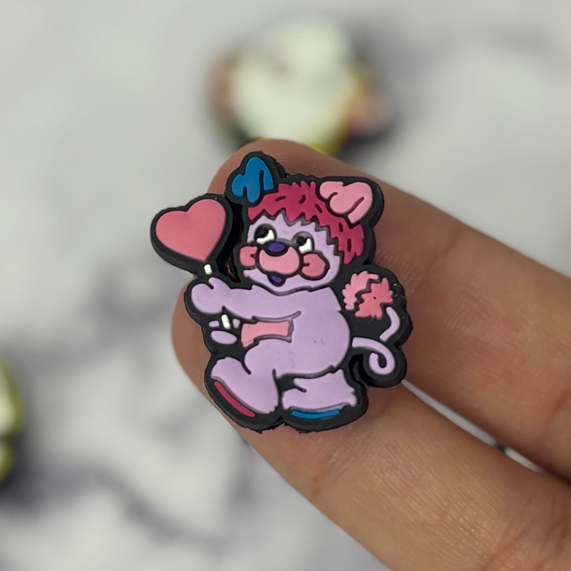 25mm purple popple silicone bead F275