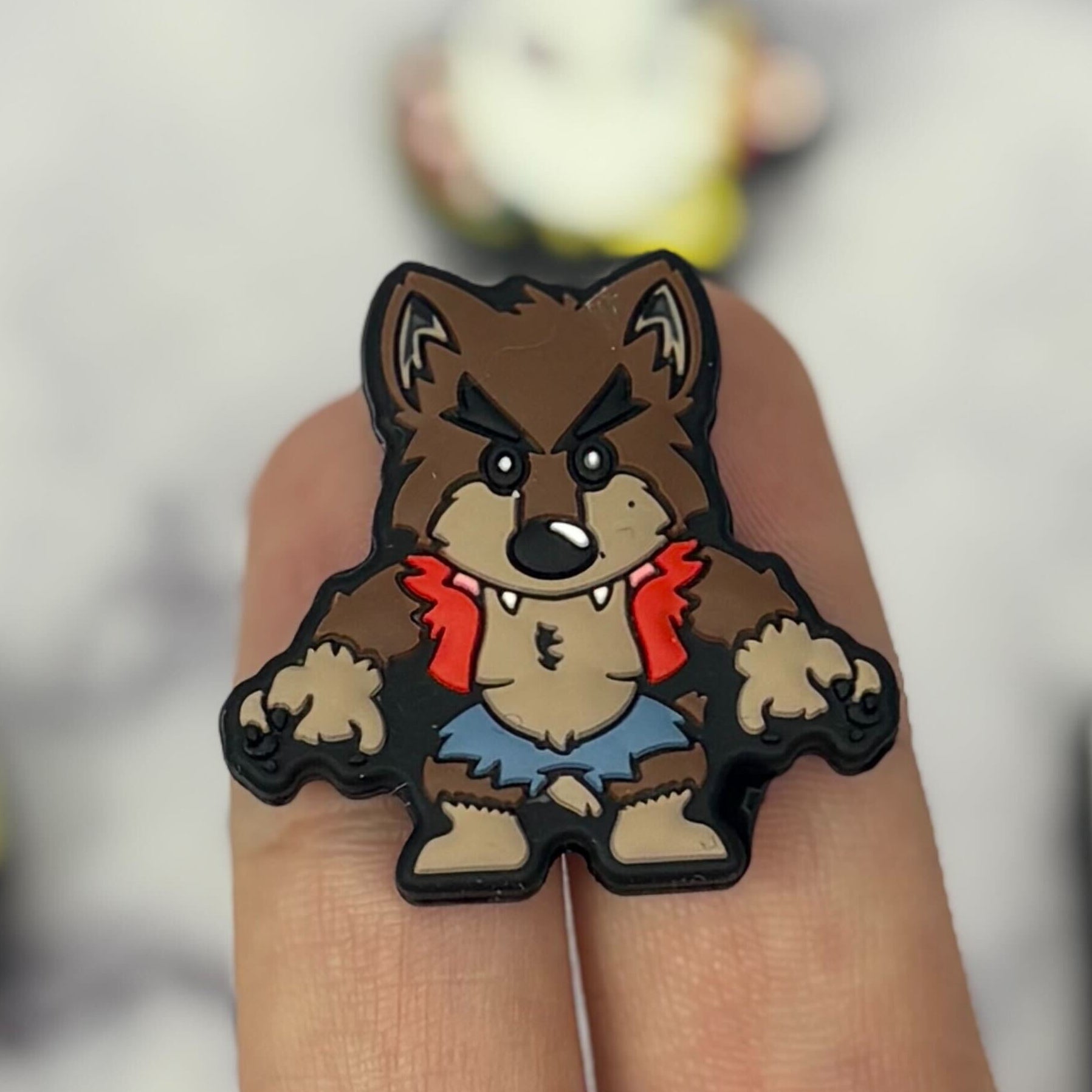 32mm Werewolf Silicone Bead A275