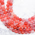 8mm Yanyuan Scarlet Agate Bead Strand N26