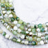 6mm Green Tea Agate Bead Strand C8