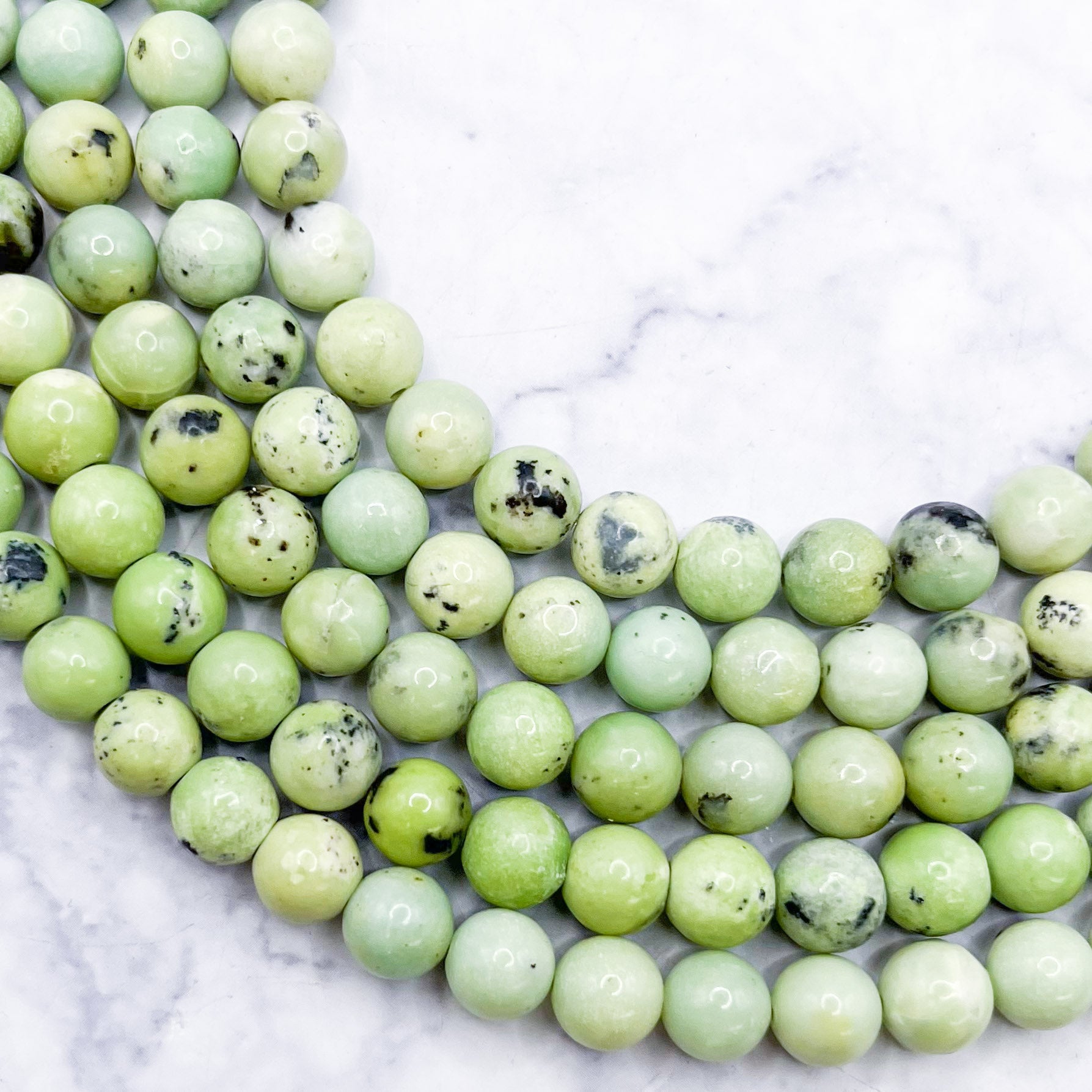 8mm Chrysoprase Bead Strand W16