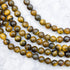 6mm Tiger's Eye Bead Strand W8