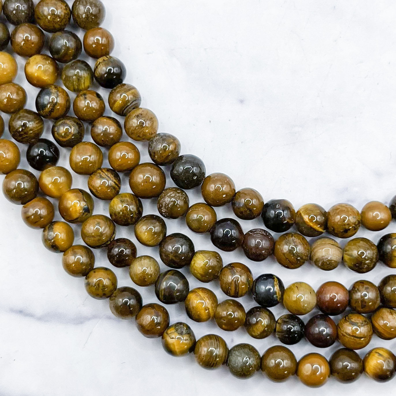 4mm Tiger's Eye Bead Strand R6