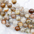 10mm Thousand Layer Quartz Bead Half Strand K25