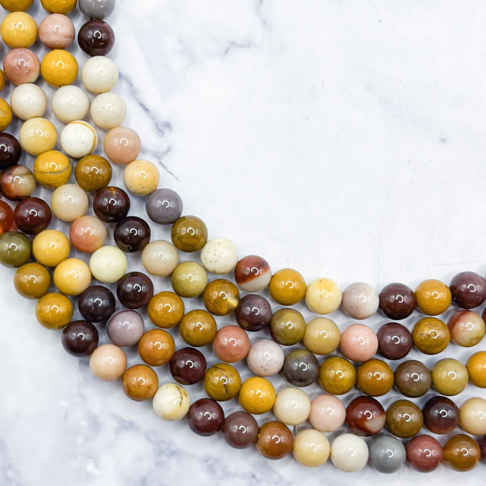 4mm Mookaite Bead Strand M8