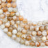 8mm Arusha Sunstone Bead Half Strand F18