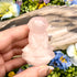 2 Inch Rose Quartz Astronaut UFO G42