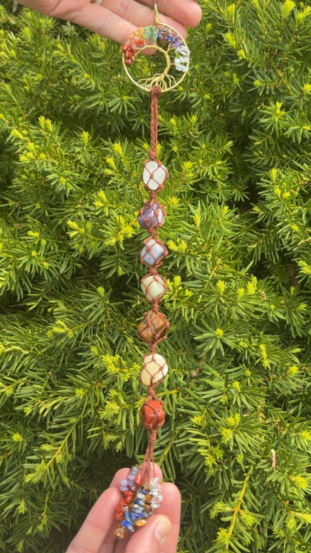 13 Inch Chakra Tree of Life Decoration $27