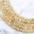 4mm Citrine Bead Strand H23