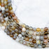 4mm Botswana Agate Bead Strand Q20