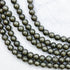 4mm Pyrite Bead Strand F12