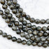 6mm Chocolate Labradorite Bead Strand T14