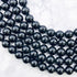 8mm Black Onyx Bead Strand R13