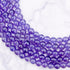 5mm HQ Medium Amethyst Bead Strand F18