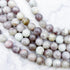 8mm Lilac Jasper Bead Strand N16