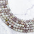 4mm Lilac Jasper Bead Strand W12