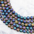 6mm Rainbow Druzy Agate Bead Strand E14