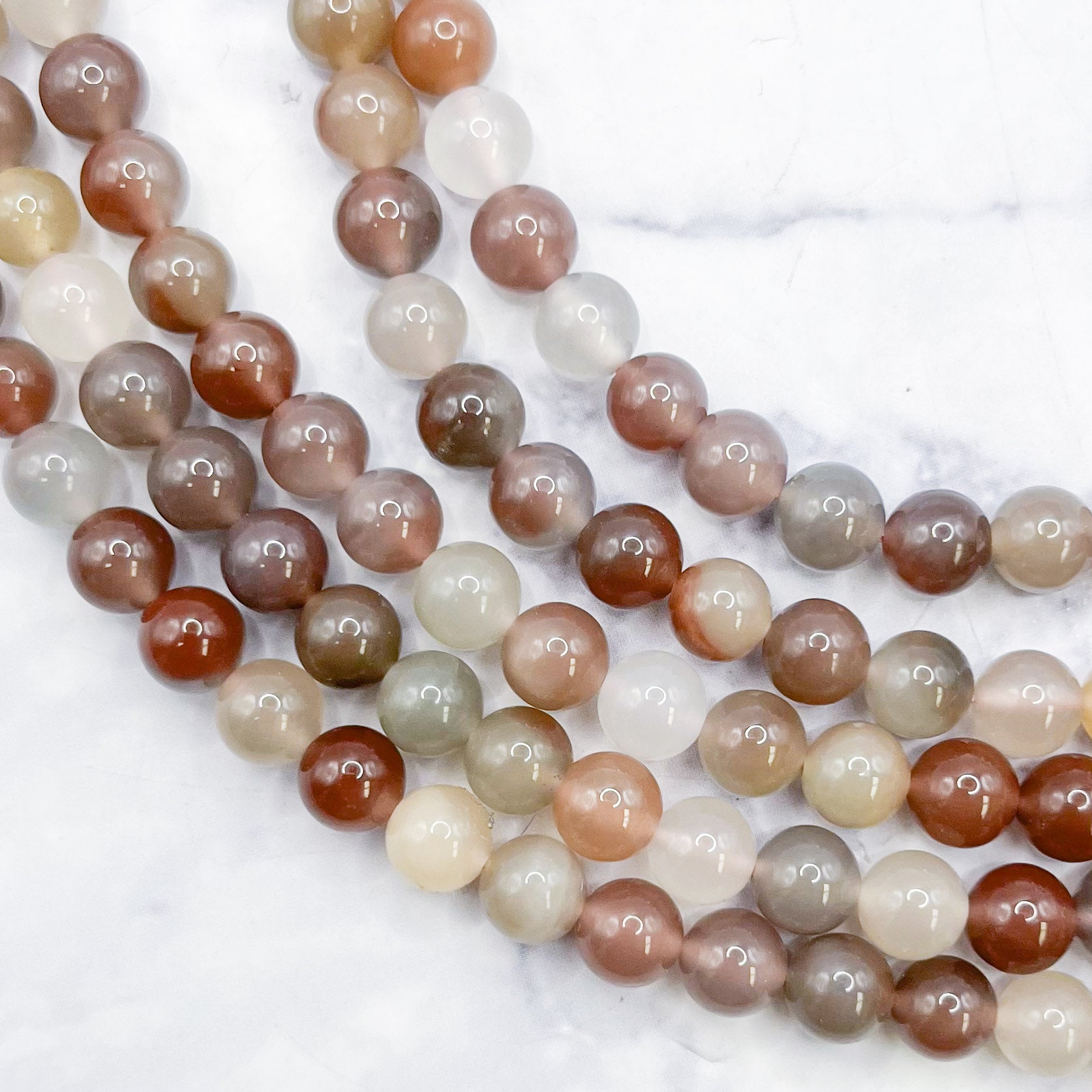 6mm Yanyuan Agate Bead Strand E23