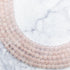 4mm Mozambique Rose Quartz Bead Strand N20