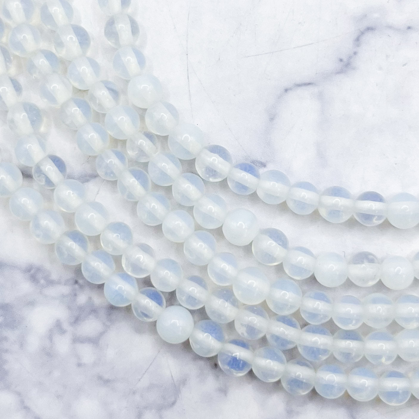 4mm Opalite Bead Strand J5