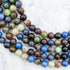 6mm Multicolour Corundum Bead Half Strand P10