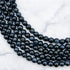 4mm Blue Tiger's Eye Bead Strand H16