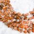 Dyed Red Agate Chip Bead Strand M10