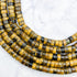 3x6mm Tiger's Eye Heishi Bead Strand Q17