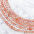 4mm Watermelon Glass Bead Strand K6