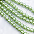 8mm Green Pearlized Bead Strand M6