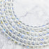 6mm Clear Mermaid Glass Bead Strand L10