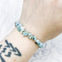 7-Inch Larimar Chip Bracelet L12