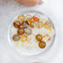6mm Golden Healer with Fire Quartz Bead Half Strand M10